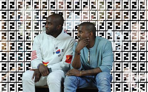 kanye west intern at fendi|The story of the internship of Kanye West and Virgil Abloh at Fendi.